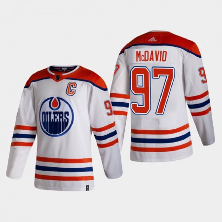Herren Eishockey Edmonton Oilers Trikot Connor McDavid 97 2020-21 Reverse Retro Authentic